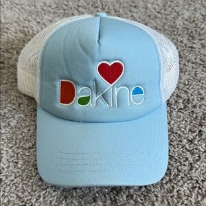 Dakine Light Blue and White Mesh Cap